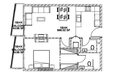 Wohnung zum Verkauf in Jumeirah Village Circle, Dubai, VAE 1 Zimmer, 37 m2 Nr. 732719 - Foto 6