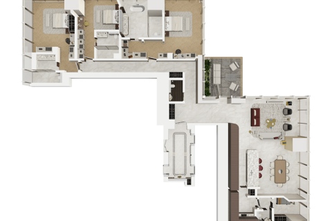 آپارتمان برای فروش در  Business Bay، Dubai، امارات متحده عربی  2 خوابه ، 204 متر مربع ، شماره 689966 - تصویر 6