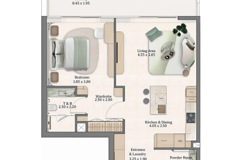 Appartement te koop in Dubai, VAE 1 slaapkamer, 79 vr.m., nr 689967 - foto 5