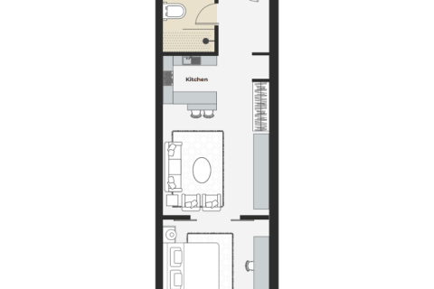 Купити квартиру в Шарджа, ОАЕ 1 кімната, 49м2, № 689971 - фото 5