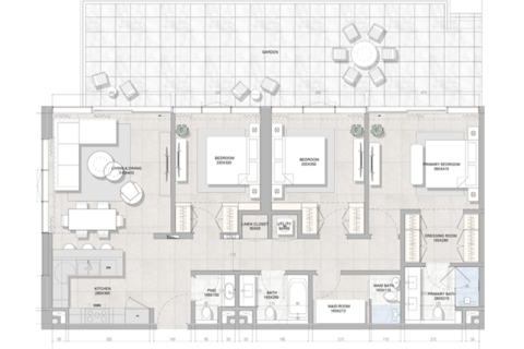 Lägenhet till försäljning i Mina Al Arab, Ras Al Khaimah, UAE 1 rum, 33 kvm Nr. 690064 - fotografi 8