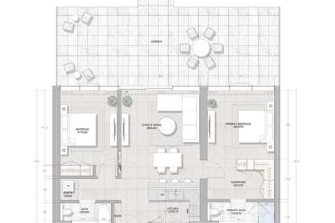 Lägenhet till försäljning i Mina Al Arab, Ras Al Khaimah, UAE 1 rum, 33 kvm Nr. 690064 - fotografi 7