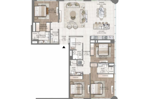 Downtown Dubai (Downtown Burj Dubai), UAE의 판매용 아파트 44제곱미터 번호 690065 - 사진 11