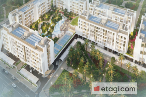 Byt v Arjan, Dubai, SAE 1 ložnice, 57.4 m² Č.: 576238 - fotografie 14