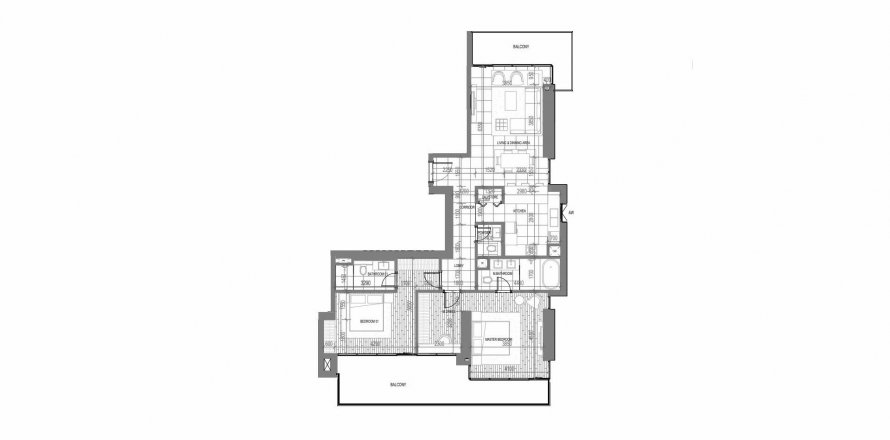 Apartment sa Anwa Aria sa Maritime City, Dubai, UAE 2 silid-tulugan, 156 sq.m. № 621192