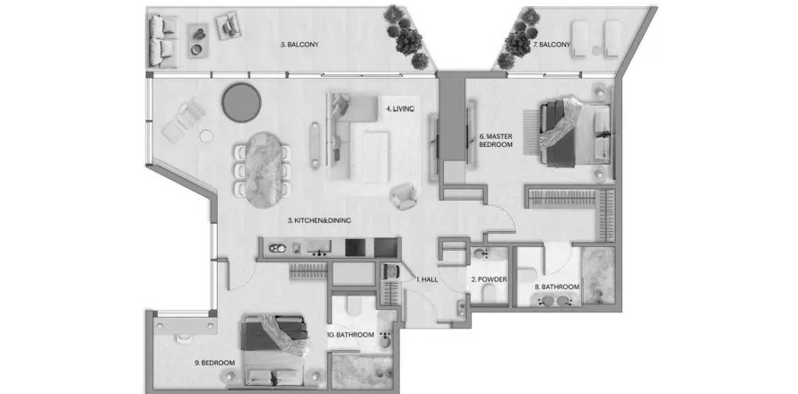 Appartement à Al Reem Island, Abu Dhabi, EAU: 2 chambres, 137.68 m2 № 737701
