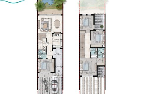 Városi lakóépület itt: Dubai, EAE, 4 hálószoba, 144 m², azonosító: 700059 - fénykép 12