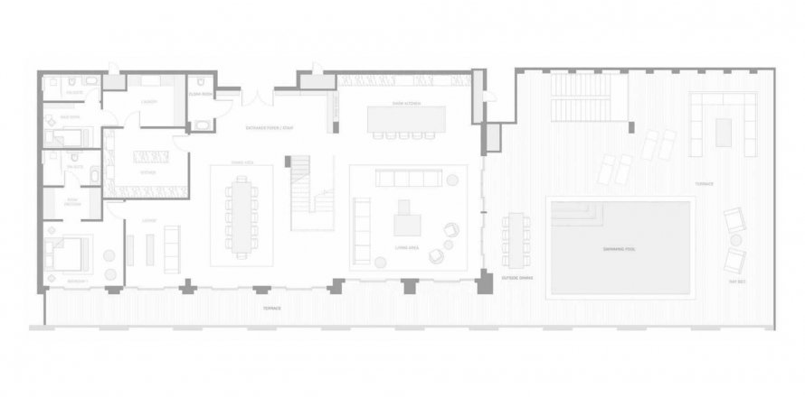Střešní byt v ANANTARA RESIDENCES v Palm Jumeirah, Dubai, SAE 4 ložnice, 985.79 m² Č.: 572929