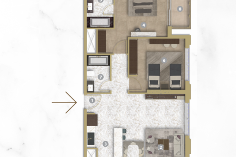 Apartamento en venta en Al Furjan, Dubai, EAU 1 dormitorio, 78 m2 № 732507 - foto 6