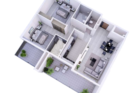 Apartment in Al Jaddaf, Dubai, UAE 1 room, 42 sq.m. № 732502 - photo 5