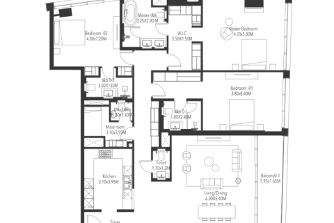 Appartement à vendre à Al Reem Island, Abu Dhabi, EAU 1 chambre, 72 m2 № 732501 - photo 4