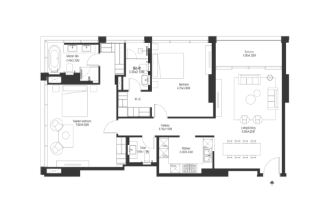 Appartement à vendre à Al Reem Island, Abu Dhabi, EAU 1 chambre, 72 m2 № 732501 - photo 3