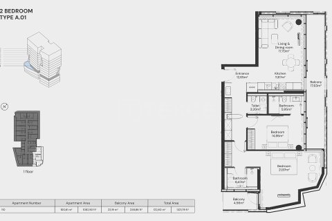 Apartman u gradu Dubai, UAE 1 soba, 39 m2 Br. 730781 - Slika 23