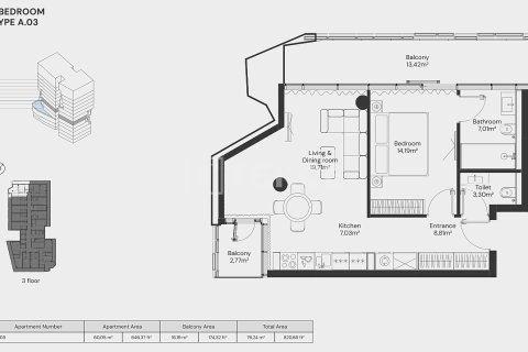 Apartman u gradu Dubai, UAE 1 soba, 39 m2 Br. 730781 - Slika 21