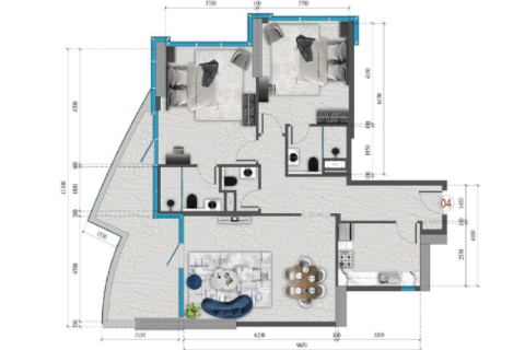 Al Reem Island, Abu Dhabi, BAE’de satılık daire 1 yatak odası No 732812 - fotoğraf 9