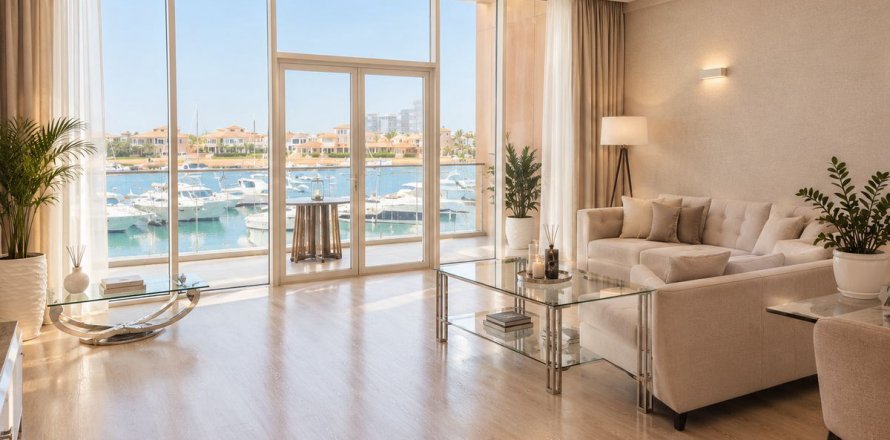 דירה ב Palm Jumeirah, Dubai, איחוד האמירויות 3 חדרי שינה, 210.5 מ"ר מספר 753276