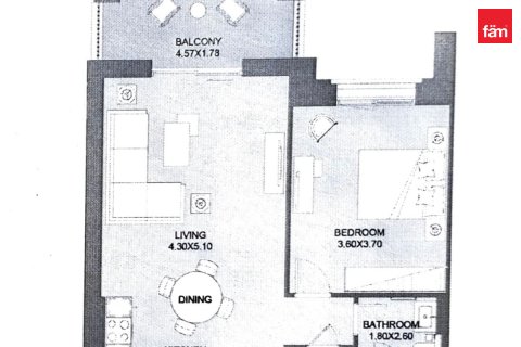 Byt v Umm Suqeim, Dubai, SAE 1 ložnice, 69.8 m² Č.: 645934 - fotografie 18