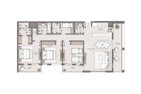 Appartement te koop in Jumeirah Village Circle, Dubai, VAE 1 slaapkamer, 72 vr.m., nr 732651 - foto 17