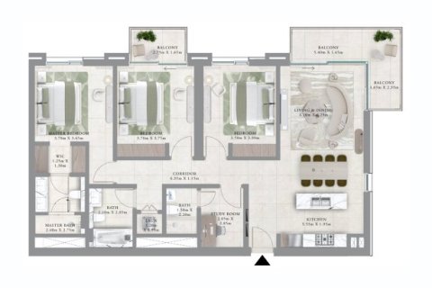 Apartment sa Dubai Creek Harbour (The Lagoons), Dubai, UAE 1 silid-tulugan, 70 sq.m. № 704685 - larawan 16