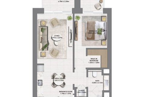 阿联酋 Dubai Downtown Dubai (Downtown Burj Dubai) 待售 : 1 卧, 82 平方米 , 编号704680 - 照片 8