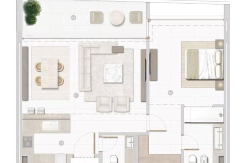 Lakás itt: Al Zorah, Ajman, EAE, 1 hálószoba, 77 m², azonosító: 704683 - fénykép 6