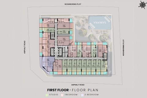 Appartement à vendre à Dubai Land, Dubai, EAU 1 chambre, 80 m2 № 679600 - photo 29