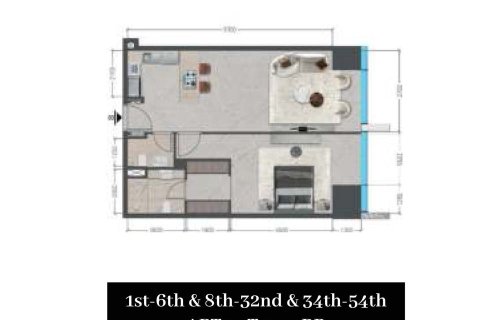 Appartement te koop in Business Bay, Dubai, VAE 1 slaapkamer, 81 vr.m., nr 704419 - foto 13