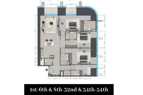 Appartement te koop in Business Bay, Dubai, VAE 1 slaapkamer, 81 vr.m., nr 704419 - foto 15