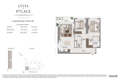 Lakás itt: Dubai Creek Harbour (The Lagoons), Dubai, EAE, 1 hálószoba, 70 m², azonosító: 704417 - fénykép 14