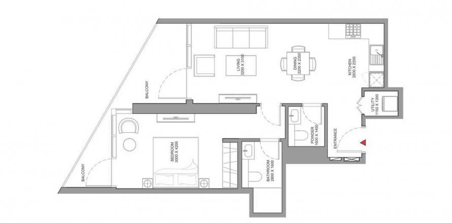 Apartment in Skyvue Solair in Nadd Al Sheba, Dubai, UAE 1 bedroom, 71.12 sq.m. № 564733