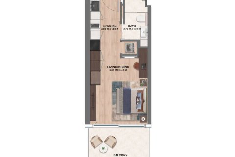 Appartement te koop in Motor City, Dubai, VAE 1 kamer, 39 vr.m., nr 728475 - foto 9