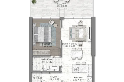 آپارتمان برای فروش در  DAMAC Hills (Akoya by DAMAC)، Dubai، امارات متحده عربی  1 خوابه ، 69 متر مربع ، شماره 728470 - تصویر 17