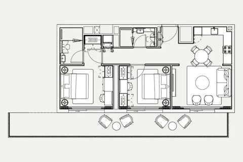 Apartman u Downtown Jebel Ali, Dubai, UAE 1 soba, 25 m2 Br. 728469 - fotografija 9