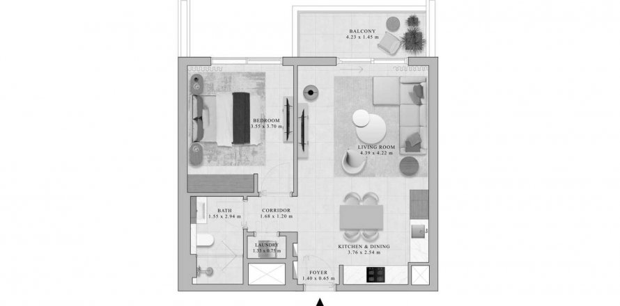 Apartment in Rosehill in Dubai Hills Estate, UAE 1 bedroom, 68.83 sq.m. № 621228