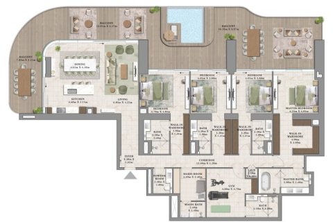 Business Bay, Dubai, संयुक्त अरब अमीरात में अपार्टमेंट, 1 बेडरूम, 73 वर्ग मीटर, संख्या 704345 - फ़ोटो 15