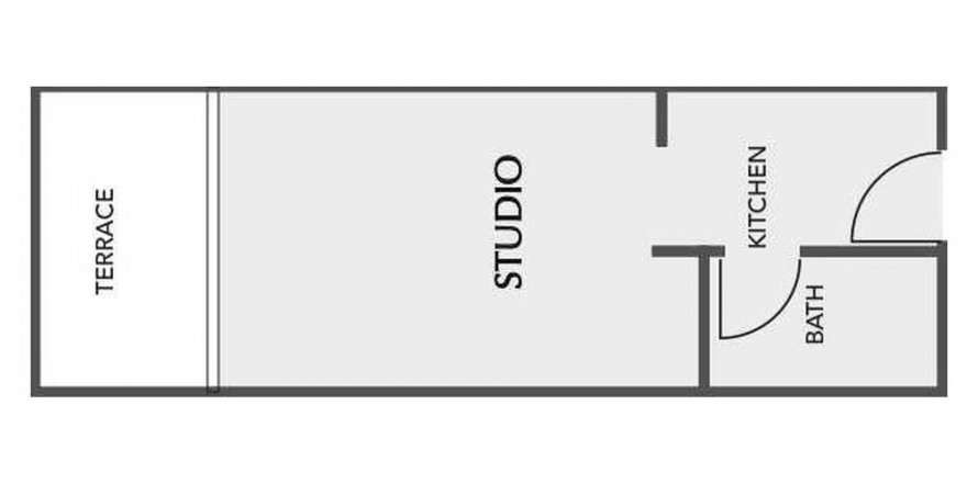 Dzīvoklis Cove Edition 4 Dubai Residence Complex, Dubaijā, AAE 38.93 m2 Nr. 571645