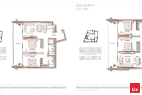 Apartment til salg i Al Jaddaf, Dubai, UAE 3 soveværelser, 141.5 kvm № 701248 - foto 10
