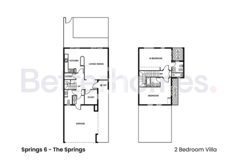 Vila v The Springs, Dubai, SAE 2 spálne, 188 m2 č. 645298 - Fotografia 18