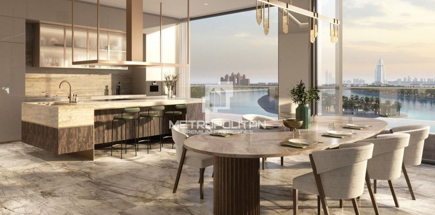 דירה ב Palm Jumeirah, Dubai, איחוד האמירויות 2 חדרי שינה, 184 מ"ר מספר 663549