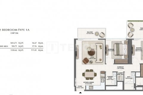 Купить квартиру в Дубай, ОАЭ 2 комнаты, 80м2, № 617403 - фото 13