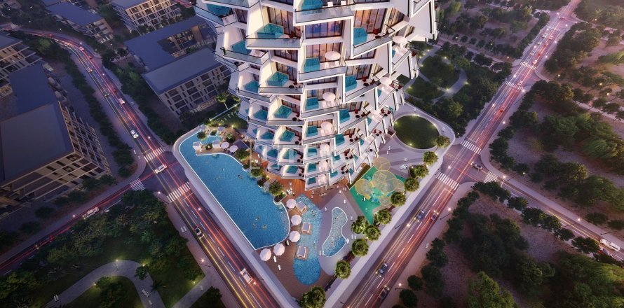Byt v Jumeirah Village Circle, Dubai, SAE 1 ložnice, 74 m² Č.: 575690