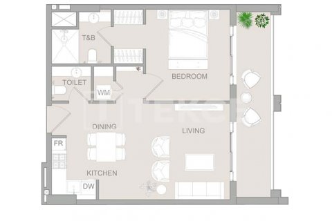 Byt v Dubai Land, SAE 1 ložnice, 70 m² Č.: 584140 - fotografie 19