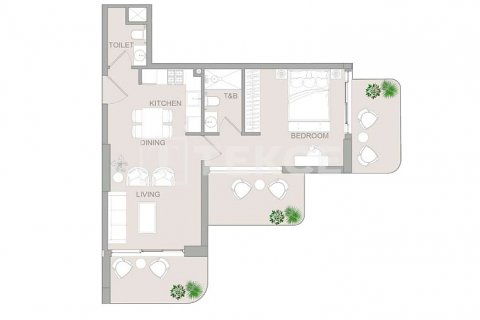 阿联酋 Dubai Jumeirah Village Circle 待售 : 1 房, 40 平方米 , 编号584143 - 照片 23