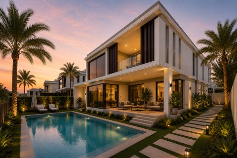 Villa asukohaga Tilal Al Ghaf, Dubai, AÜE: 5 magamistoaga, 578.26 m² Nr 750924
