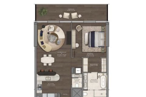 阿联酋 Abu Dhabi Saadiyat Island 待售 : 1 卧 , 编号704518 - 照片 12