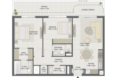 Пәтер Maryam Island, Шарджа, БАӘ-да 1 жатын бөлме, 72 м² № 704515 - фото 11