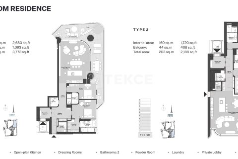 Business Bay, Dubai, UAE의 판매용 듀플렉스 침실 5개, 932제곱미터 번호 721074 - 사진 28