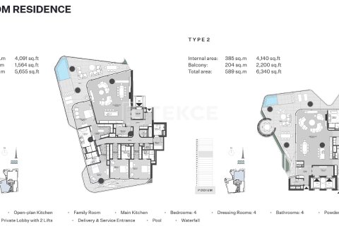 Business Bay, Dubai, UAE의 판매용 듀플렉스 침실 5개, 932제곱미터 번호 721074 - 사진 29