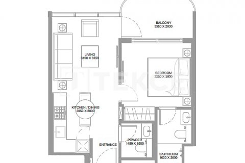 Appartement te koop in Umm Al Quwain, VAE 1 slaapkamer, 47 vr.m., nr 583119 - foto 13