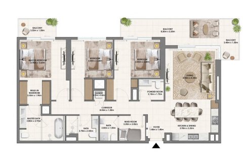 Apartment in Dubai Hills Estate, UAE 1 bedroom, 77 sq.m. № 704481 - photo 13